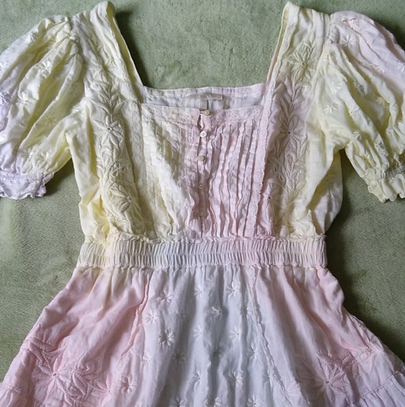 LoveShackFancy Tomasina embroidered dress multi S - Picture 8 of 16